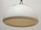 Large White Plastic Ceiling Lamp, 1970s 2