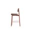 Residence 65 Red Brick Bar Stool by Jean Couvreur 1