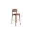 Tabouret de Bar Residence 75 Rouge Brick par Jean Couvreur 1