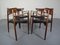 Rosewood Armchairs by Harry Østergaard for Randers Møbelfabrik, 1960s, Set of 4, Imagen 20