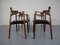 Rosewood Armchairs by Harry Østergaard for Randers Møbelfabrik, 1960s, Set of 4, Immagine 22