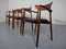 Rosewood Armchairs by Harry Østergaard for Randers Møbelfabrik, 1960s, Set of 4, Immagine 23