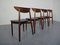 Rosewood Dining Chairs by Harry Østergaard for Randers Møbelfabrik, 1960s, Set of 4, Imagen 5