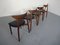 Rosewood Dining Chairs by Harry Østergaard for Randers Møbelfabrik, 1960s, Set of 4, Imagen 8