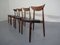 Rosewood Dining Chairs by Harry Østergaard for Randers Møbelfabrik, 1960s, Set of 4, Imagen 18