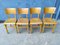 Sillas de comedor de Michael Thonet para Thonet, años 50. Juego de 4, Imagen 3