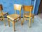 Sillas de comedor de Michael Thonet para Thonet, años 50. Juego de 4, Imagen 1