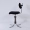 Desk Chair 132 in New Black Manchester Rib by Fana Metaal, 1950s, Image 7
