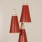 Lampe à Suspension Perfolux Rouge par N. Hiemstra pour Hiemstra Evolux, 1950s 8