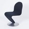 System 123 Chairs in New Black Fabric by Verner Panton for Fritz Hansen, 1970s, Set of 2, Image 11