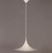 White Semi Pendant by Bonderup and Thorup for Fog Morup, 1960s | 47 cm, Image 4