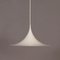 White Semi Pendant by Bonderup and Thorup for Fog Morup, 1960s | 47 cm 8