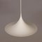 White Semi Pendant by Bonderup and Thorup for Fog Morup, 1960s | 47 cm 7