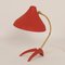 Lampe de Bureau Rouge par Ewa Värnamo Zweden, 1950s 7