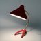 Red Desk Lamp by Ewa Värnamo Zweden, 1950s 8