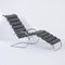 Chaise longue MR di Mies van der Rohe per Knoll, anni '000, pelle verde, Immagine 10