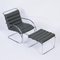 MR Lounge Chair with Ottoman by Mies van der Rohe for Knoll, 2000s, Set of 2 2