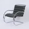 MR Lounge Chair with Ottoman by Mies van der Rohe for Knoll, 2000s, Set of 2 9