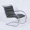 MR Lounge Chair with Ottoman by Mies van der Rohe for Knoll, 2000s, Set of 2 5