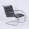 MR Lounge Chair with Ottoman by Mies van der Rohe for Knoll, 2000s, Set of 2, Image 5