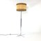 Mid-Century Chrome & Fabric Floor Lamp by Hans Eichenberger, Image 1