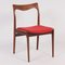 Chaises de Salon en Palissandre Rouge par AWA, 1960s, Set de 4 7