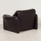 Maralunga Easy Chair by Vico Magistretti for Cassina, 1970s – Black Leather 6