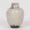 Große handgemachte Keramik Mobach Vase mit weißer, brauner und schwarzer Glasur, 1930er 6