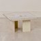 Mesa de centro pequeña de mármol blanco de Paul Kingma, años 80, Imagen 7