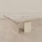 Mesa de centro pequeña de mármol blanco de Paul Kingma, años 80, Imagen 3