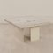 Petite Table Basse en Marbre Blanc par Paul Kingma, 1980s 3