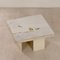 Mesa de centro pequeña de mármol blanco de Paul Kingma, años 80, Imagen 2