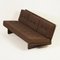 671 Sofa by Kho Liang le for Artifort, 1960s | Three Seater with Brown Ploeg Fabric 3