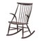 Rocking Chair IW3 by Illum Wikkelsø for Niels Eilersen, Denmark 1950s 1