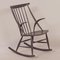 Rocking Chair IW3 par Illum Wikkelsø pour Niels Eilersen, Danemark, 1950s 5