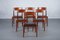 Mid-Century Teak 26 Dining Chairs by Henning Kjærnulf for Korup Stolefabrik, Set of 6, Image 2