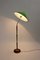 Italian Brass & Beech Floor Lamp, 1940s 5