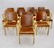 Mid-Century Austrian Stackable Armchairs by Franz Schuster, Set of 12, Image 1