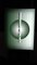 Green Acrylic Glass Sconce, 2000s 2