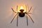 Lámpara de pared Spider italiana Mid-Century, Imagen 5