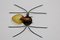 Italienische Mid-Century Spider Wandlampe 3