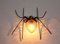 Lámpara de pared Spider italiana Mid-Century, Imagen 6