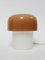 Vintage Space Age Brown Mushroom Table Lamp by Luigi Massoni for Guzzini, 1970s, Image 3