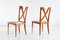 Vintage Italian Cherrywood Dining Chairs by Don Ulderico Alberto Carlo Forni, 1940s, Set of 6 1