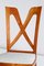 Vintage Italian Cherrywood Dining Chairs by Don Ulderico Alberto Carlo Forni, 1940s, Set of 6, Image 11