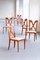 Vintage Italian Cherrywood Dining Chairs by Don Ulderico Alberto Carlo Forni, 1940s, Set of 6 2