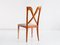 Vintage Italian Cherrywood Dining Chairs by Don Ulderico Alberto Carlo Forni, 1940s, Set of 6 8