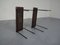 Mid-Century Copper & Steel Side Tables, 1950s, Set of 2, Immagine 11