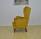 Mid-Century Velvet Wing Armchair, Image 7