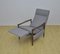 Mid-Century Armchair with Folding Footrest, Immagine 9